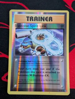 BLASTOISE SPIRIT LINK 73/108 UNCOMMON EVOLUTIONS POKEMON TCG REVERSE HOLO NM - Image 1