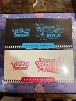 Pokemon 1x Black Bolt and 1x White Flare ETBs - SEALED Elite Trainer Boxes - Image 3