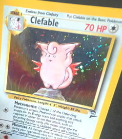 Pokemon TCG: Clefable 5/130 Base Set 2 WoTC Holo Rare - Image 3