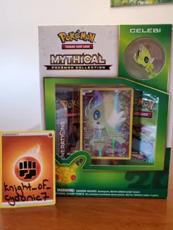Pokemon 2016 XY Generations Celebi Mythical Pin Collection Box 20th Anniversary - Image 3