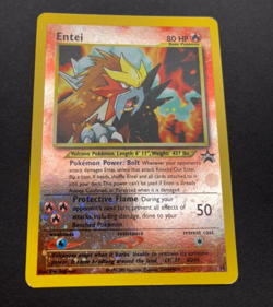 Pokemon Entei 34 Reverse Holo Black Star Promo MP - Image 1