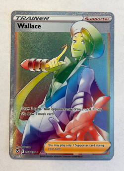 Pokemon Silver Tempest - WALLACE - SECRET RARE - 208/195 - NM - Image 1