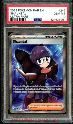 Pokemon Paradox Rift Shauntal 243 PSA 10 - Image 1