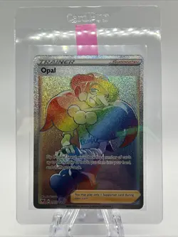 Opal 197/185 Vivid Voltage NM Full Art Secret Rainbow Rare Pokemon Card - Image 3