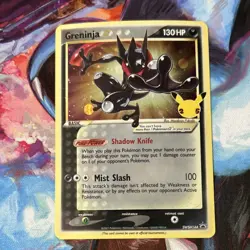 Pokemon - Greninja Star SWSH144 Holo Promo 25th Anniversary Sword & Shield - Image 1