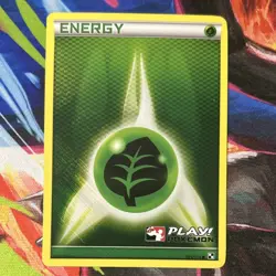 Pokemon - Grass Energy #105/114 League & Championship Cards Promo Holo - Image 1
