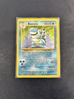 Pokemon TCG Blastoise Holo Rare Base Set 2/102 - Image 2