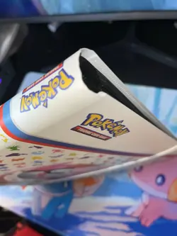 Pokemon Scarlet & Violet 151 Binder With Mew and Elastic Strap Broken Corner - Image 2