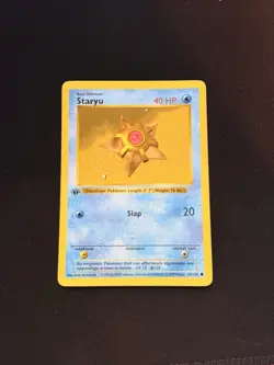 Pokemon Staryu 065/102 Base Set (Shadowless) 1st Edition - Image 1