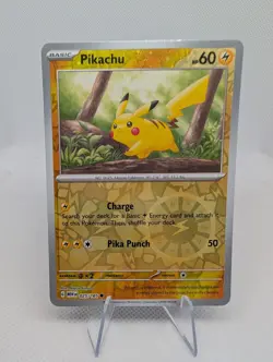 Pikachu 025/165 Cosmos Holo Scarlet & Violet 151 Costco Pokemon Tcg Card NM - Image 1