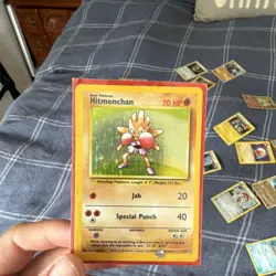 Pokemon Hitmonchan Holo 1999 Nintendo English Card Lot Base Set Pokemon TCG - Image 1
