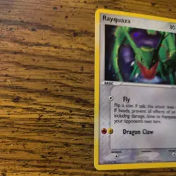 Pokemon TCG Rayquaza Holo Rare Card 3/17 Pop Series 1 Promos NM Condition - Image 2