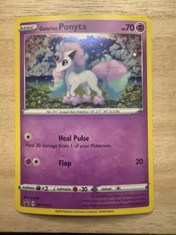 GALARIAN PONYTA - SWSH013 Black Star Promo Cosmos Holo - Pokemon TCG - Image 1