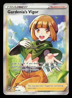 Gardenia's Vigor 184/189 Ultra Rare Astral Radiance Pokemon Card - Image 1