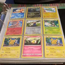 Pokemon TCG 9 Card Lot Pikachu, Cutiefly, Stoutland, Torkoal, Gogoat Holo - Image 1