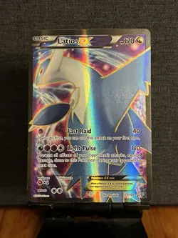 Pokemon TCG Latios EX Full Art Holo Rare Card Roaring Skies 101/108 - Image 1