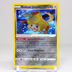 Radiant Jirachi 120/195 Pokemon TCG SW&SH Silver Tempest Radiant Rare Holo - Image 1