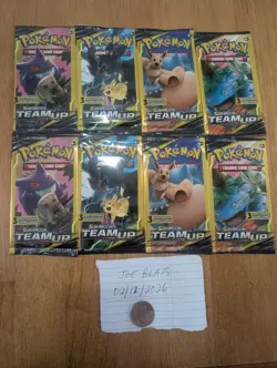 Pokemon TCG - Sun & Moon Team Up - Mini Booster Pack (Art Set) - Factory Sealed - Image 1