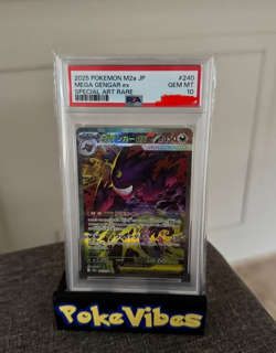 PSA 10 MEGA GENGAR EX #240 2025 POKEMON JPN M2A-MEGA DREAM EX SPECIAL ART RARE - Image 1