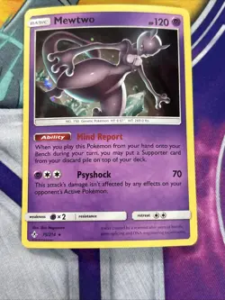 Pokemon - Mewtwo - 75/214 - Unbroken Bonds - Costco Exclusive Promo Holo NM - Image 3