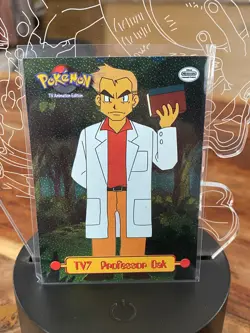 TV7 Professor Oak Holo Foil - LP - 1999 Pokemon Topps TV Animation - Image 1