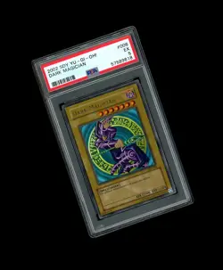 2002 YU GI OH! SKY-006 DARK MAGICIAN HOLO PSA 5 EX GRADED! - Image 1