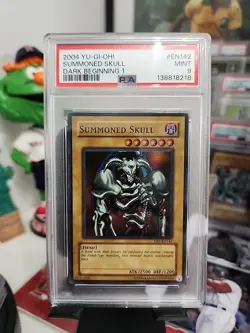 2004 YU-GI-OH! DARK BEGINNING 1 EN142 SUMMONED SKULL ~ FRESH CERT! ~ - Image 1