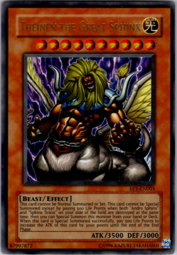 Yugioh Theinen the Great Sphinx EP1-EN001 Ultra Rare - Image 1