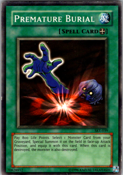 Premature Burial - SKE-039 - Common - Unlimited Edition MP YuGiOh! Starter Deck - Image 1