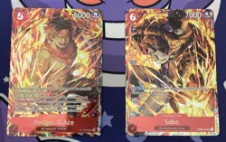 One Piece CCG Sabo & Portgas.D.Ace Illustration Box Vol. 5 Promos - Image 1