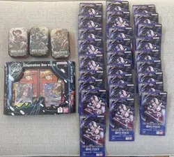 One Piece TASS Sleeve Booster, Mini Tin Vol 2, Illustration Box Vol. 6 Lot - Image 1