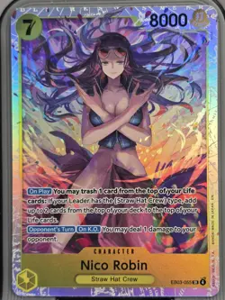 2026 One Piece NICO ROBIN Eb03-055 SR Heroines Edition English - Image 1