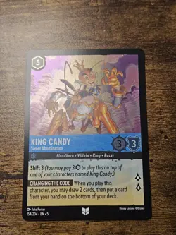 FOIL - King Candy Sweet Abomination - 154/204 Uncommon Disney Lorcana TCG NM - Image 2