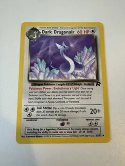 Vintage Pokemon Team Rocket Lot – Dark Dragonair Machamp Kadabra + More 9 Cards - Image 2