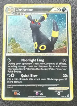 Pokemon TCG Umbreon 22/95 Call of Legends Reverse Holo Card LP - Image 1