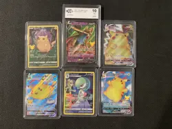 Pokemon Card Collection Lot! Graded Slab, Full Art, Shiny, VMAX, And More! - Image 4