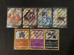 Pokemon Card Collection Lot! Graded Slab, Full Art, Shiny, VMAX, And More! - Image 5