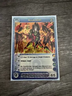 Chaotic MAXXOR Ultra Rare Foil Card (90/65/80/45/65) - Image 1