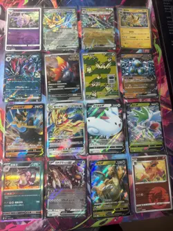 Pokemon 16 Card Lot nm V Max Mega Amazing Ex HOLO Rare Hits Only F16 - Image 1