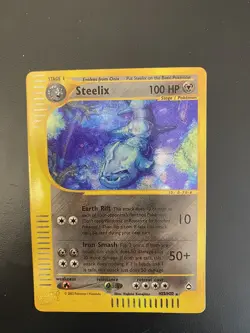 Steelix H23/H32 Aquapolis Holo Unlimited Pokemon Card LP - Image 1