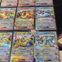 12 Card Eeveelutions Sv8a Terastal Festival Ex Pokemon TCG JP NM Eevee Lot NM - Image 4
