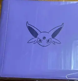 Pokemon Espeon Eevee GX Advanced theme 480 Slots Card Sealed Binder Sleeve J70 - Image 1