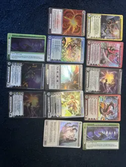‼Chaotic TCG - 1st Ed Foil Rare - Lot Set Collection Bundle (13 Cards) - Image 1