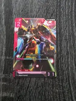 Miguel's Ginn Alternate Art Foil - ST04-009 C+ NM - Gundam TCG Card Game - Image 1