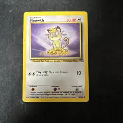 Meowth 56/64 - Jungle Unlimited Pokemon Card - Vintage WOTC D63 - Image 1