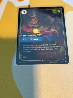Card Sharp SFD 081/221 Rare Spiritforged Riftbound League of Legends - Image 1