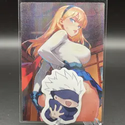 Super Girl Kara Zor-El Anime Waifu Card Doujin ACG Goddess Holo - Image 1