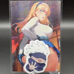 Super Girl Kara Zor-El Anime Waifu Card Doujin ACG Goddess Holo - Image 2