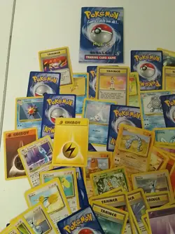Over 60 Vintage Collectable Pokemon Cards & Trading Game Rules Version 2 Book - Image 3