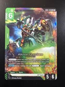 Altron Gundam GD03-018 LR - Steel Requiem - Gundam TCG English Card Came CCG - Image 1